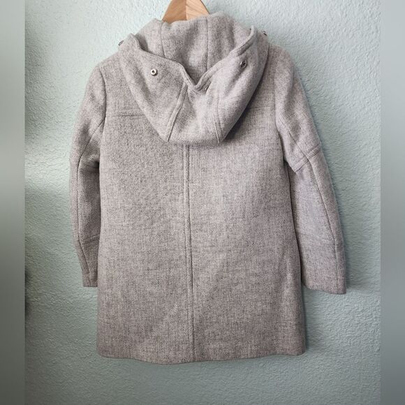 J crew chateau parka in ltalian stadium-cloth coat jacket without fur - Picture 6 of 14